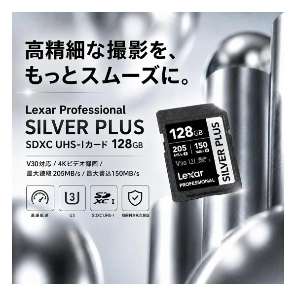 Lexar Professional Silver Plus Lsdsıpl128g Uhs-I U3 V30 128 GB Hafıza Kartı - Görsel 8