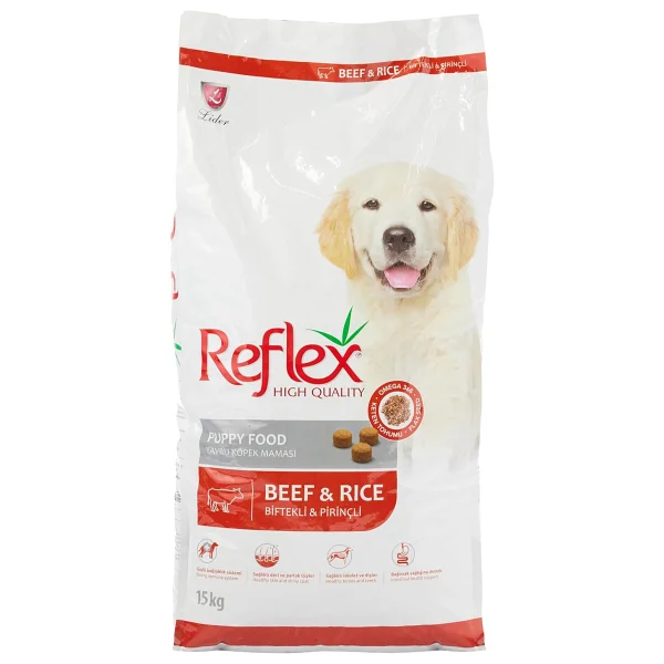 Reflex Puppy Kuzu Etli Pirinçli 15 Kg Yavru Köpek Maması - Görsel 7