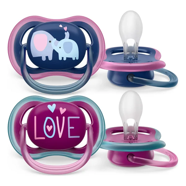 Philips Avent Scf349/22 Ultra Air 18+ Ay 2'li Kız Emzik - Görsel 2