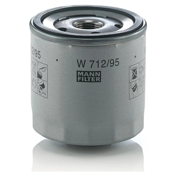 MANN-FILTER Orijinal MANN-FILTER Yağ Filtresi W 712/95 (VW Group) - Görsel 2