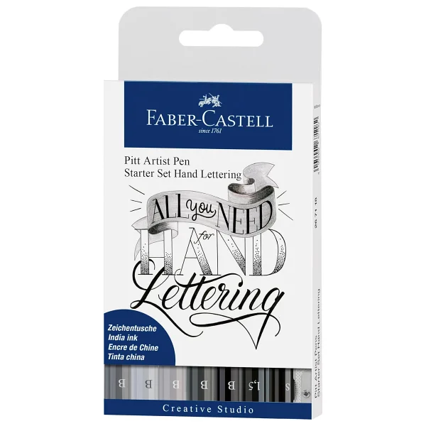 Faber-Castell Pitt Artist Starter Set 8'li Kaligrafi Seti - Görsel 3