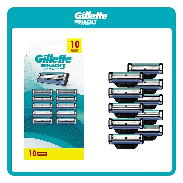 Gillette Mach3 Start 10'lu Yedek Tıraş Bıçağı - Görsel 2