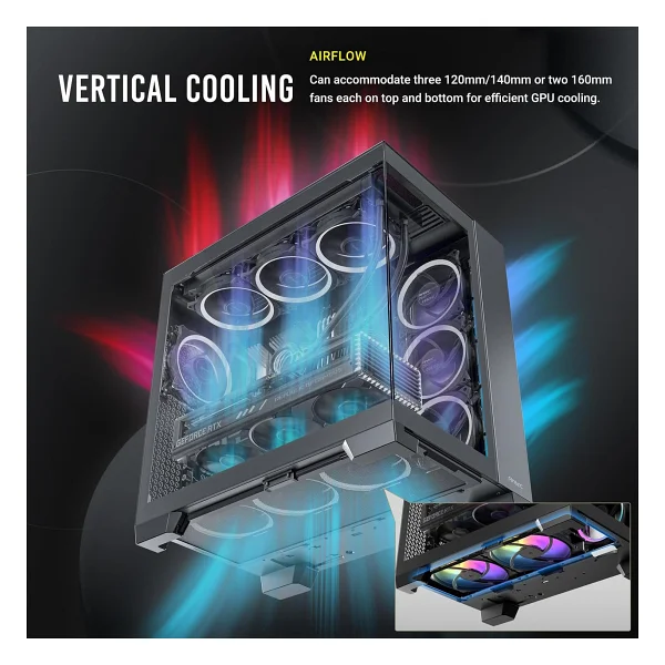 Antec C8 ARGB Fanlı E-ATX Oyuncu Kasası - Görsel 6