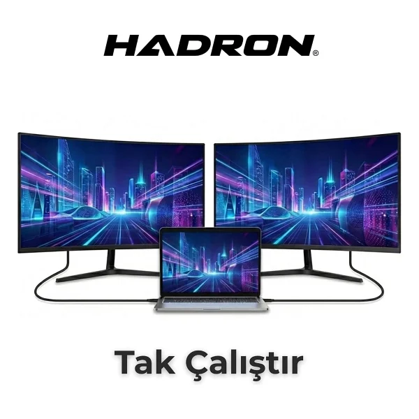 Hadron Hdx7859 1.8 M Type-C To Displayport Dönüştürücü - Görsel 3