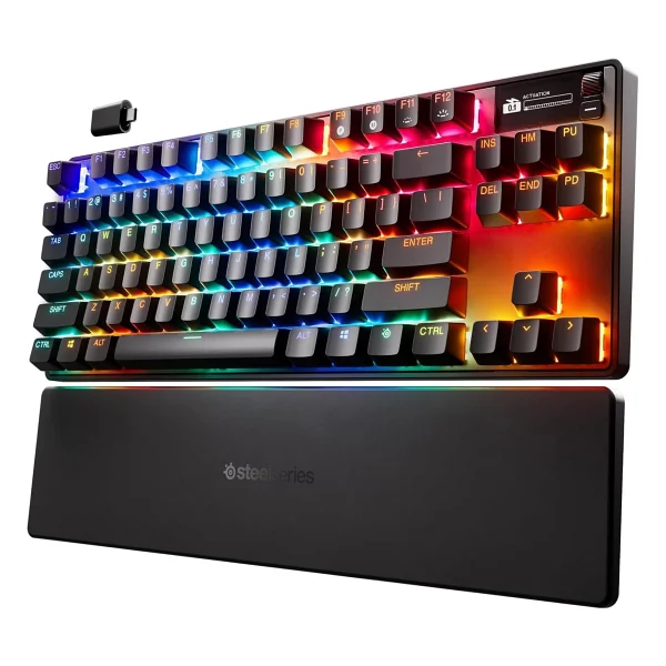 SteelSeries Apex Pro TKL Gen 3 Siyah RGB OmniPoint Switch Kablolu Mekanik Oyuncu Klavyesi - Görsel 9