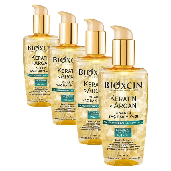 Bioxcin Keratin & Argan Onarıcı 150 Ml Saç Bakım Yağı - Görsel 9
