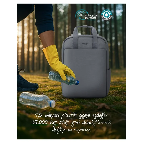 Mack Nova Eco 15.6" Laptop Sırt Çantası - Görsel 7