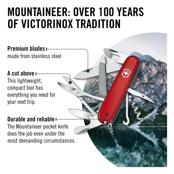 Victorinox 1.3743 18 Fonksiyonlu Dağcı İsviçre Çakı - Görsel 5