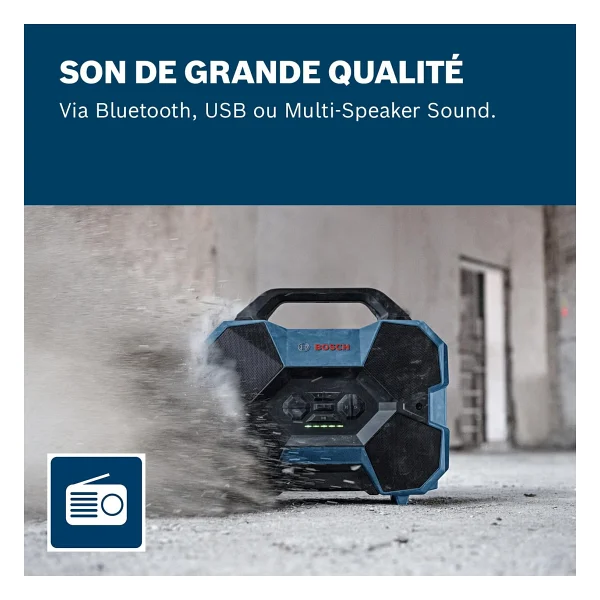 Bosch Pro Gpb 18V-6 C Bluetooth Hoparlör - Görsel 2