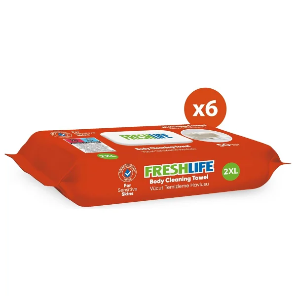 Freshlife Vücut Temizleme Havlusu 6x50 (300 Yaprak) - Görsel 3