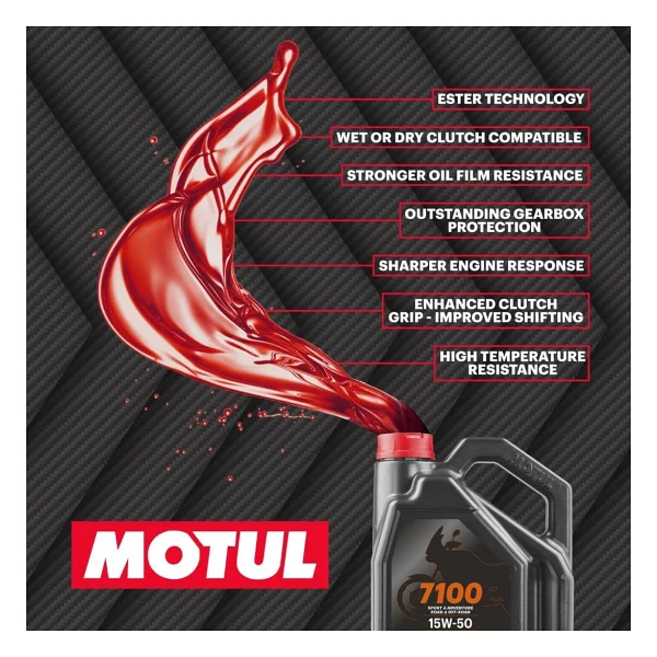 Motul 7100 15w-50 4t 4 Lt Motosiklet Yağı - Görsel 4