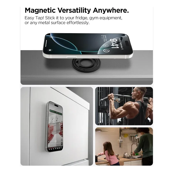 Spigen Magfit Amp0888 Magsafe Manyetik Telefon Tutucu - Görsel 4