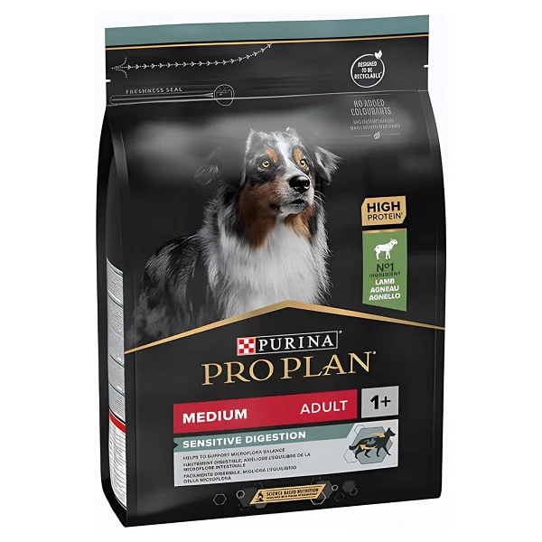 Pro Plan Sensitive Digestion Medium Kuzu Etli 10 kg Yetişkin Köpek Maması - Görsel 6