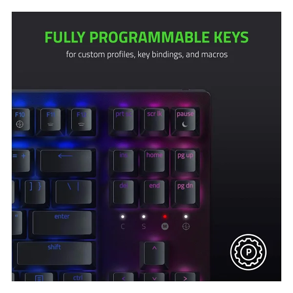 Razer BlackWidow V3 TKL RGB Yellow Switch Kablolu Mekanik Oyuncu Klavyesi - Görsel 8