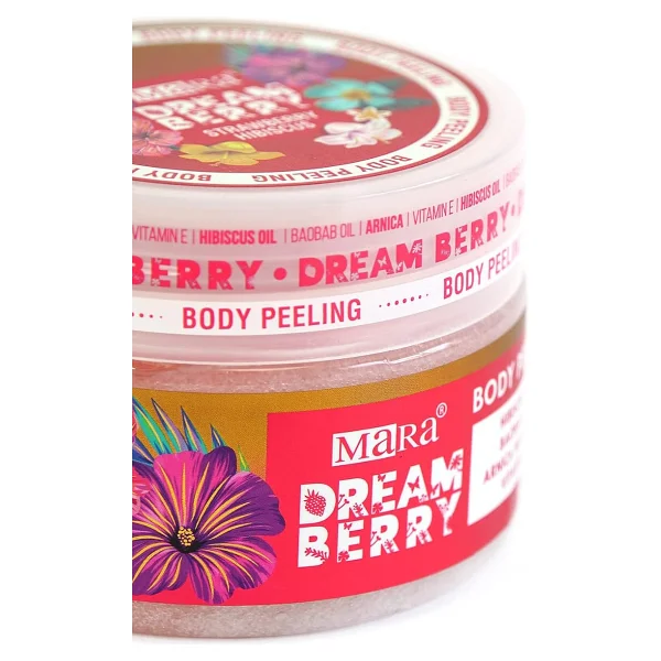 MARA KOZMETİK Dreamberry Değerli Yağlar İçeren Çilek Vücut Peeling 300gr - Görsel 8