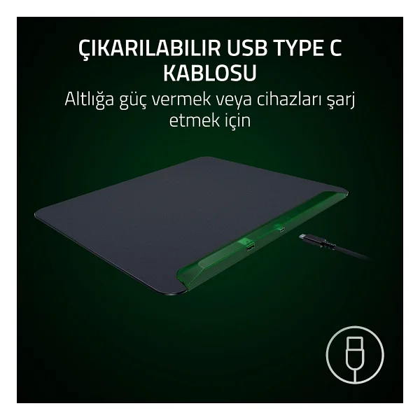 Razer Firefly V2 Pro RGB Phantom Edition Rz02-04920300-R3u1 Yeşil Mouse Pad - Görsel 7