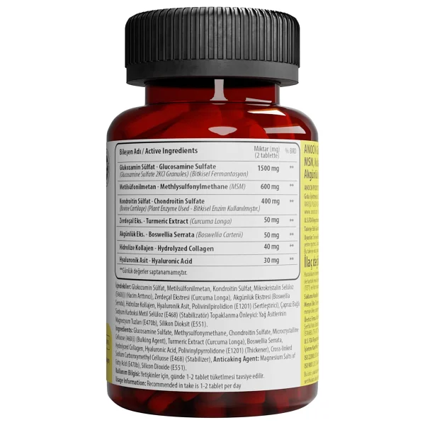 Anocin Glucosamine Collagen Chondroitin 30 Tablet - Görsel 2