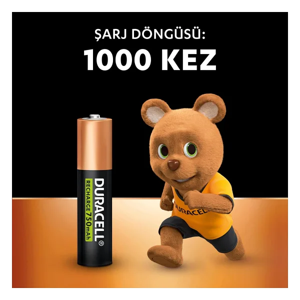 Duracell Şarj Edilebilir 750 mAh Aaa İnce Kalem Pil - Görsel 2