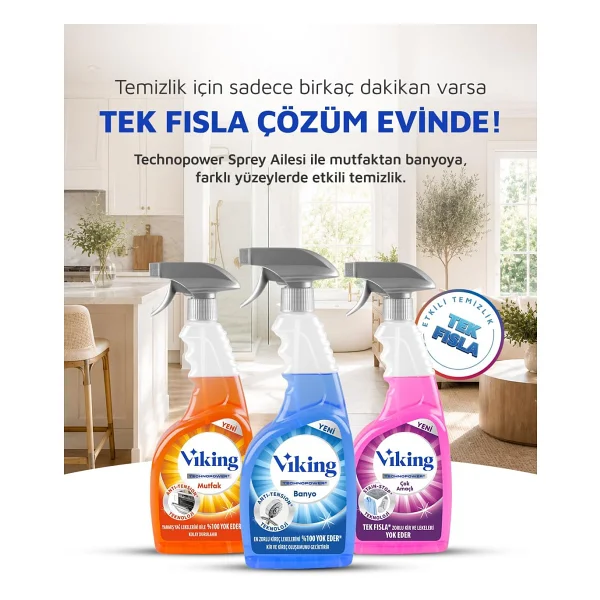 Viking Technopower Çok Amaçlı Sprey 750 ml 2'li - Görsel 6