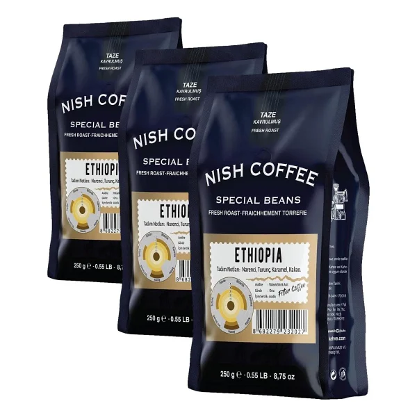 Nish Special Beans Etiyopya Filtre Kahve 250 gr - Görsel 7