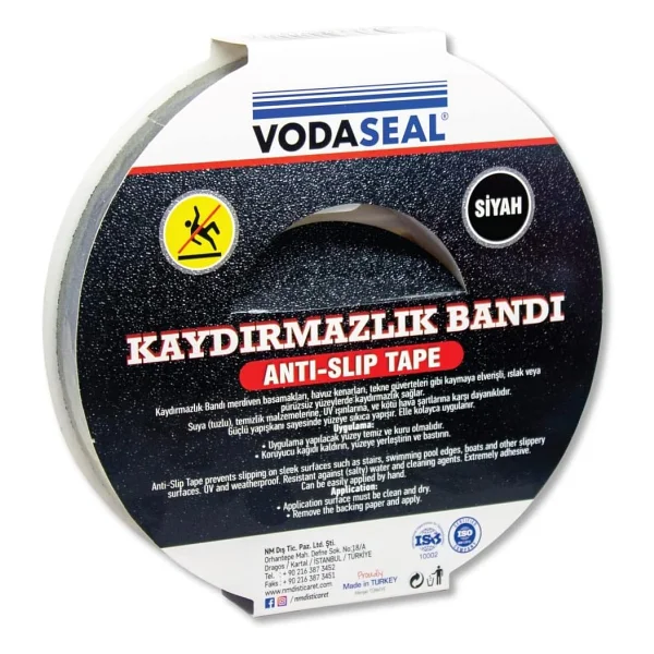Vodaseal 53.01.011 Kaydırmaz Bant 25mmx15mt, Siyah - Görsel 4