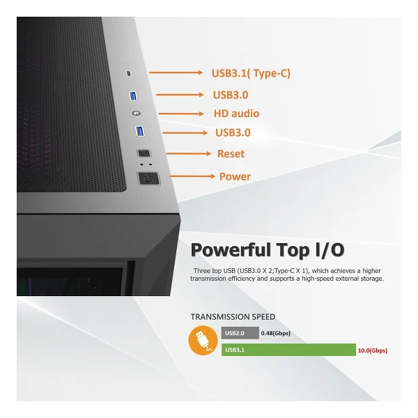 Raijintek Ponos Ultra Ms4 0r20b00226 Argb Fanlı Siyah E-Atx Bilgisayar Kasası - Görsel 9