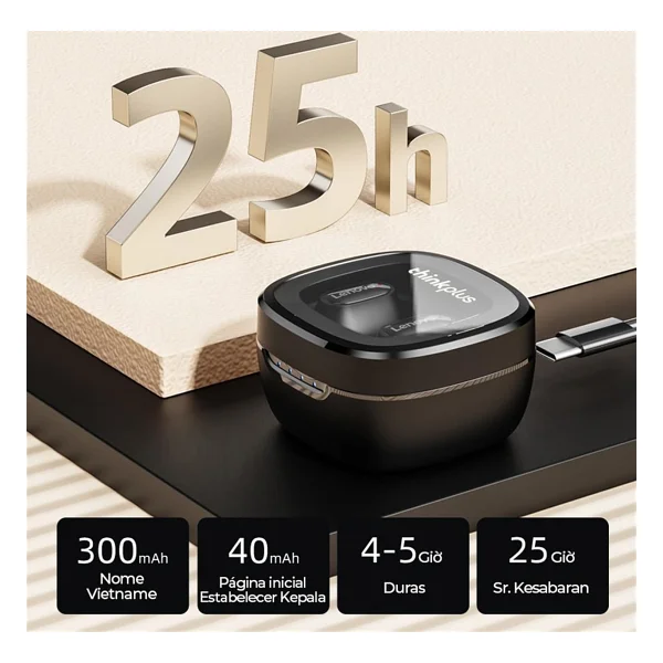 Lenovo Xt62 TWS Kulak İçi Bluetooth Kulaklık - Görsel 4