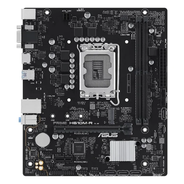 Asus Prime H610m-R-Sı Intel Lga1700 DDR5 Micro Atx Bulk Anakart - Görsel 3