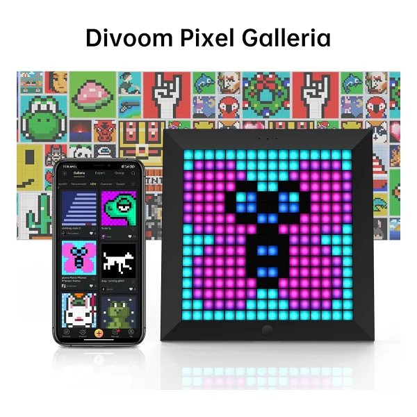 Divoom Pixoo 16x16 Piksel LED Fotoğraf Çerçevesi - Görsel 3