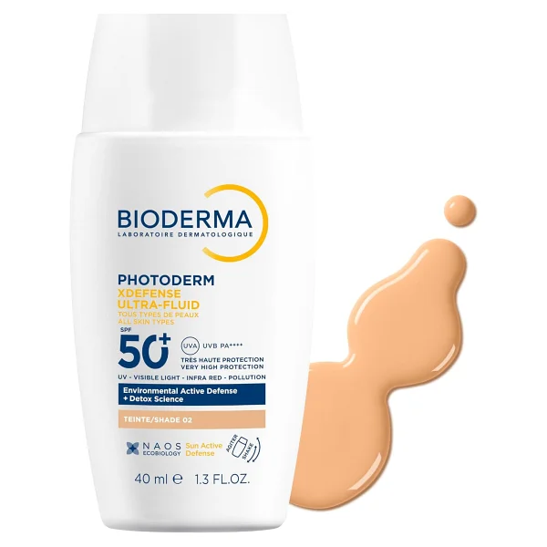 Bioderma Photoderm Xdefense Ultra Fluid Light 40 Ml 50 Faktör Renkli Güneş Kremi - Görsel 9