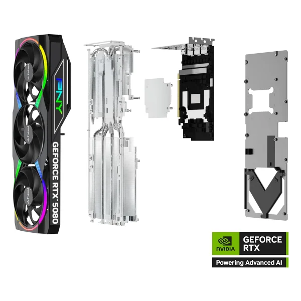 Pny RTX 5080 Argb Oc Vcg508016tfxxpb1-O 256 Bit Gddr7 16 GB Ekran Kartı - Görsel 5