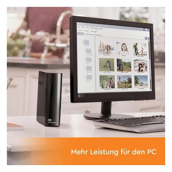 Western Digital Elements Desktop Wdbwlg0140hbk USB 3.0 3.5" 14 TB Harici Harddisk - Görsel 2