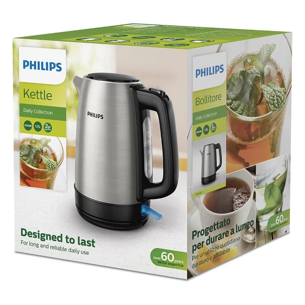 Philips Hd9350/90 Daily Collection 2200 W 1.7 Lt Çelik Kettle - Görsel 7