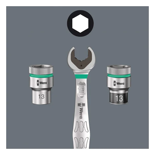 Wera 8100 05004016001 1/4" 28 Parça Cırcırlı Lokma Takımı - Görsel 8
