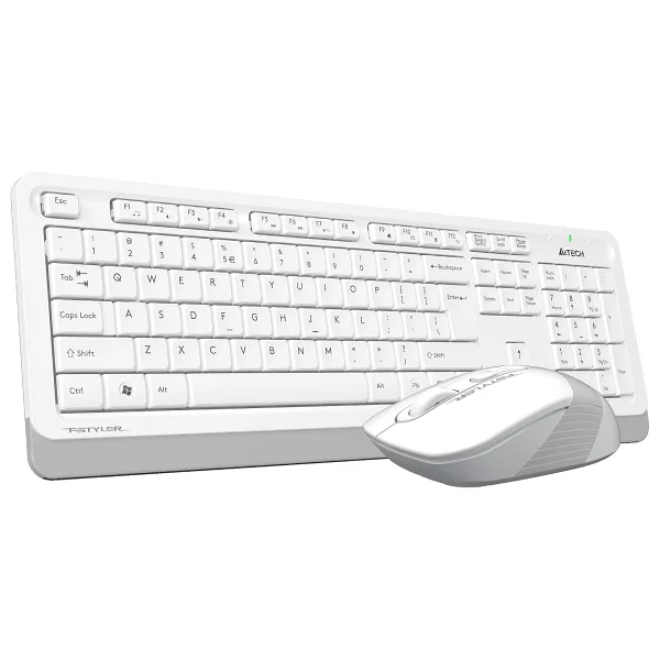 A4 Tech Fg1010 Beyaz Q Kablosuz Klavye Mouse Seti - Görsel 2