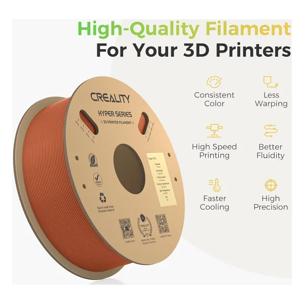 Creality Hyper Pla 1.75 Mm 1 Kg Turuncu Filament - Görsel 7