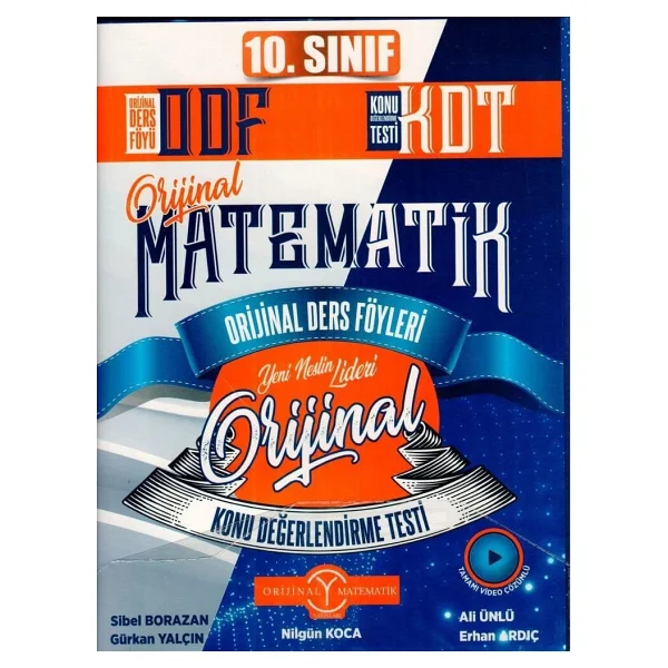 Orijinal Yayınları 10. Sınıf Matematik Odf Kdt Seti - Görsel 3