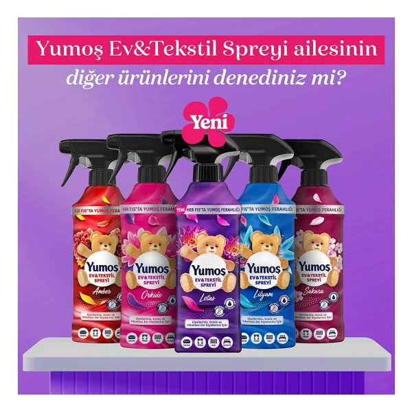 Yumoş Lotus Yıkaması Zor Eşyalar İçin Sprey 450 Ml 2'li - Görsel 7