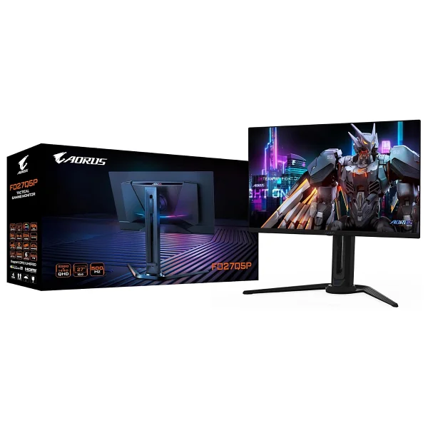 Gigabyte Aorus Fo27q5p 26.5" 0.03 Ms 2k Pivot 500 Hz OLED Oyuncu Monitörü - Görsel 7