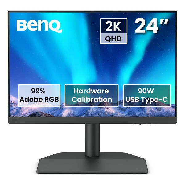 BenQ SW242Q 24" 5 ms WQXGA Pivot IPS 60 Hz Monitör