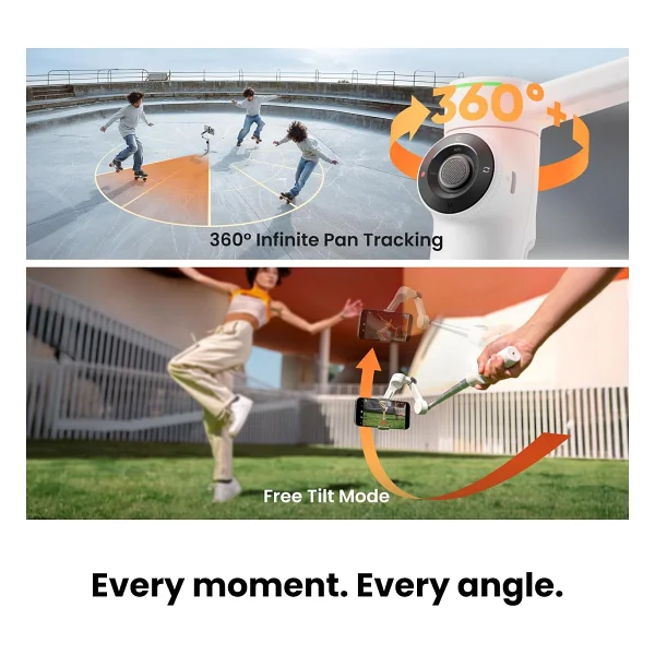 Insta360 Flow 2 Pro AI Tracker Kit Gimbal - Görsel 3