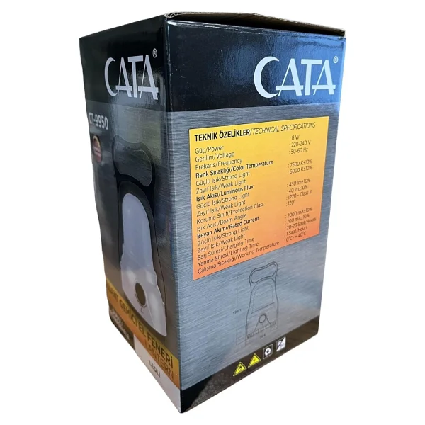 Cata Ct-9950 Gemici LED Şarjlı El Feneri - Görsel 5