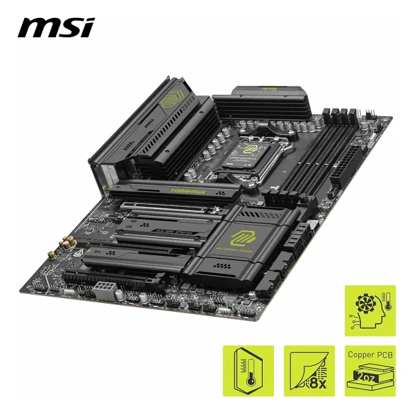 Msı Mag X870e Tomahawk Wi-Fi AMD Am5 DDR5 Atx Anakart - Görsel 4