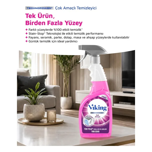 Viking Technopower Çok Amaçlı Sprey 750 ml 2'li - Görsel 5