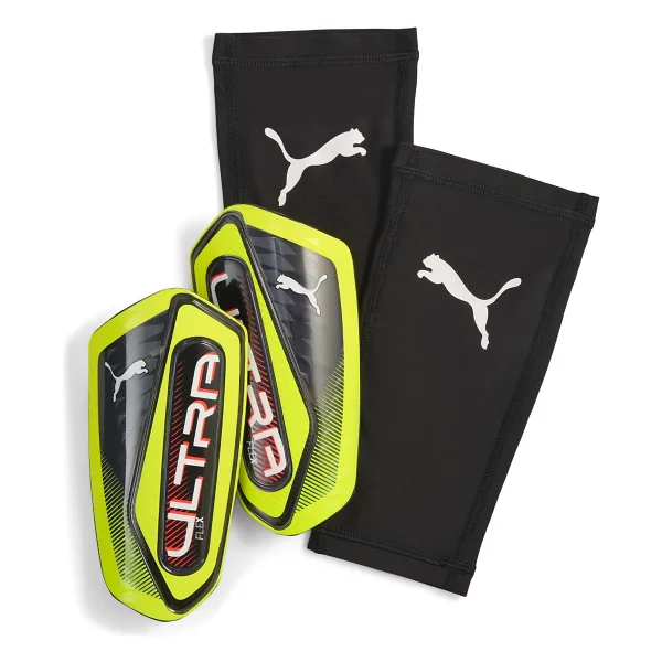 PUMA Üniseks Ultra Flex Sleeve Tekmelik, Siyah Gümüş, XS - Görsel 2