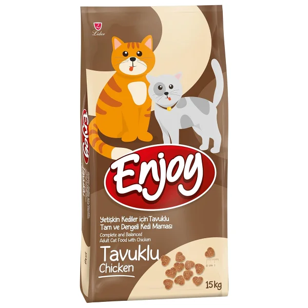 Enjoy Kuru Kedi Maması, Tavuklu, Yetişkin 12 Kg - Görsel 2
