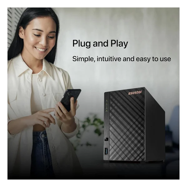 Asustor Drivestor 2 Lite As1102tl 1 GB 2 Yuvalı Nas Depolama Ünitesi - Görsel 8