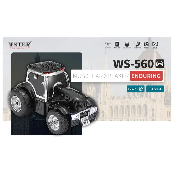 Wster Ws-560 Turkuaz Traktör Nostaljik Radyo - Görsel 3