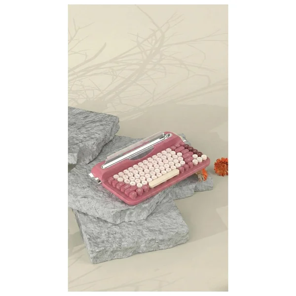 Ajazz AF84 TKL Kırmızı Kablosuz Klavye - Görsel 2