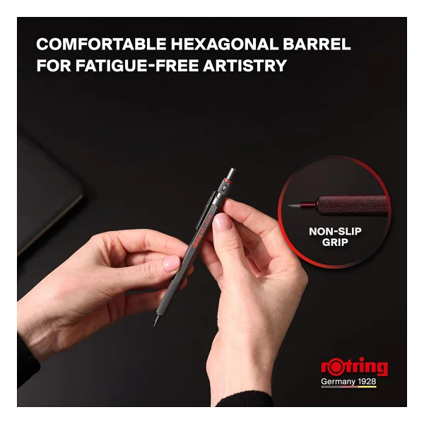 Rotring 600 Gri 0.5 Mm Versatil Uçlu Kalem - Görsel 5